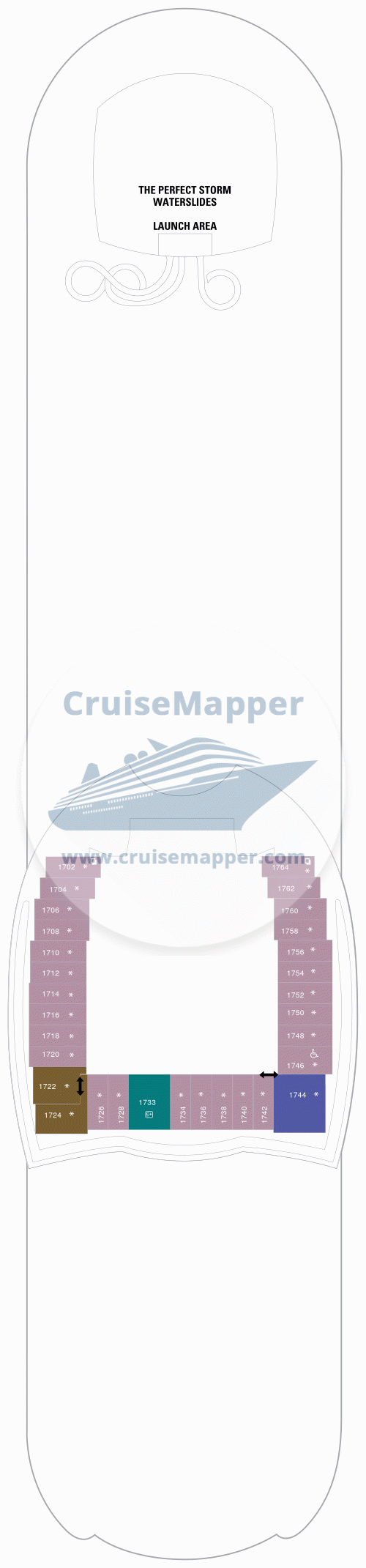 Схема палубы 18 Symphony of the Seas